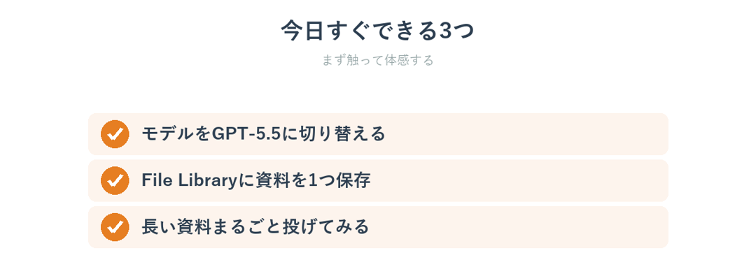 ChatGPTの新機能を今日試す3ステップ